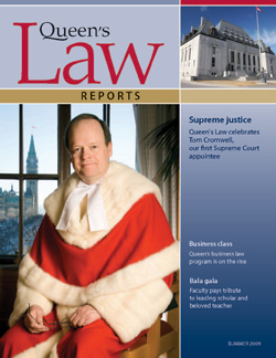 Queen's Law Reports Cover 2009