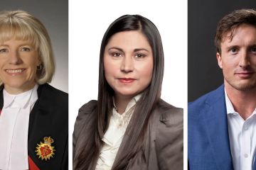 Justice Darla Wilson, Law’84, Jaimie Lickers, Law’07, and Allan McGavin, Law’12, are the latest alumni to join the Dean’s Council. As members, they want to use their talents and experience to support Queen’s Law and “keep it going strong for future generations of students.”