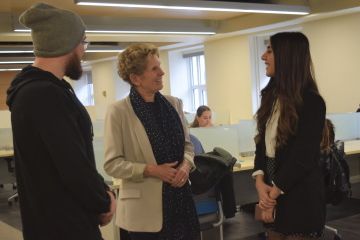 Kathleen Wynne meets Queen's Law students