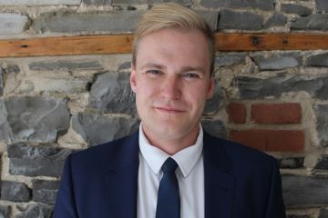 Law Students’ Society President Ross Denny-Jiles, Law’22/MPA’21, is looking forward to meeting and engaging with students this year at Queen’s Law, long known for its collegial environment.  