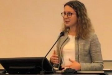 Catherine Rousseau, LLM candidate at Queen’s Law, presents her paper on how and why Canada should modernize its securities law framework to appropriately address initial coin and initial token offerings at the Innovation in Law & Policy Conference in Vancouver. 