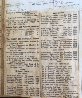 ​  Head Law Librarian Amy Kaufman is working on a project using this 19th-century local judicial ledger.  ​