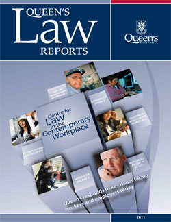 Queen's Law Reports Cover 2011