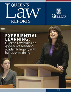 Queen's Law Reports Cover 2013