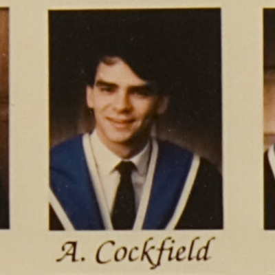 Spring 1993: New Queen’s LLB graduate Art Cockfield. Spring 1993: New Queen’s LLB graduate Art Cockfield.