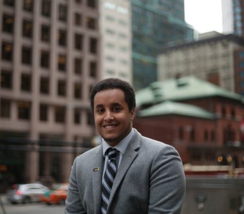 Nasrudin Mumin, Law’21, President of the Black Law Student’s Association-Queen’s Chapter and a student member of the school’s Anti-Racism Working Group, shares his views. Nasrudin Mumin, Law’21, President of the Black Law Student’s Association-Queen’s Chapter and a student member of the school’s Anti-Racism Working Group, shares his views.