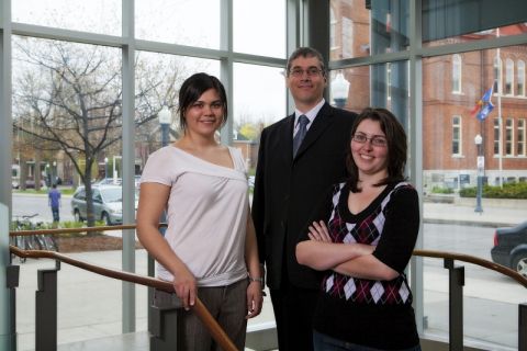 Fall 2010: Professor David Freedman (middle), Director of the new Elder Law Clinic, with two of five student members: Nicole Walton, Law’12, and Katrina Keenan-Pelletier, Law’11 (Photo by Greg Black) Fall 2010: Professor David Freedman (middle), Director of the new Elder Law Clinic, with two of five student members: Nicole Walton, Law’12, and Katrina Keenan-Pelletier, Law’11
