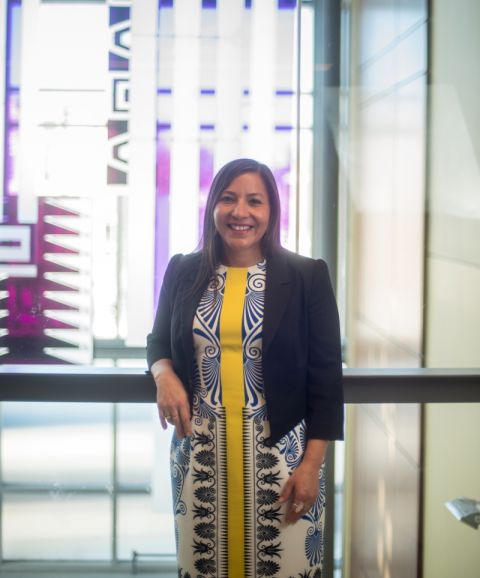 Stacia Loft, Law’20, the inaugural Director of Indigenous Initiatives and Equity, Diversity and Inclusivity Programs at Queen’s Law, is ready to create pathways to legal education for Indigenous, racialized, and marginalized people. Stacia Loft, Law’20, the inaugural Director of Indigenous Initiatives and Equity, Diversity and Inclusivity Programs at Queen’s Law, is ready to create pathways to legal education for Indigenous, racialized, and marginalized people.