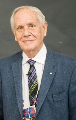 Douglas Cardinal, who will receive an honorary LLD at the Queen’s Law spring convocation on June 6, is also the honoree of a new named bursary for Indigenous students. (Photo by Andrew Van Overbeke) Douglas Cardinal
