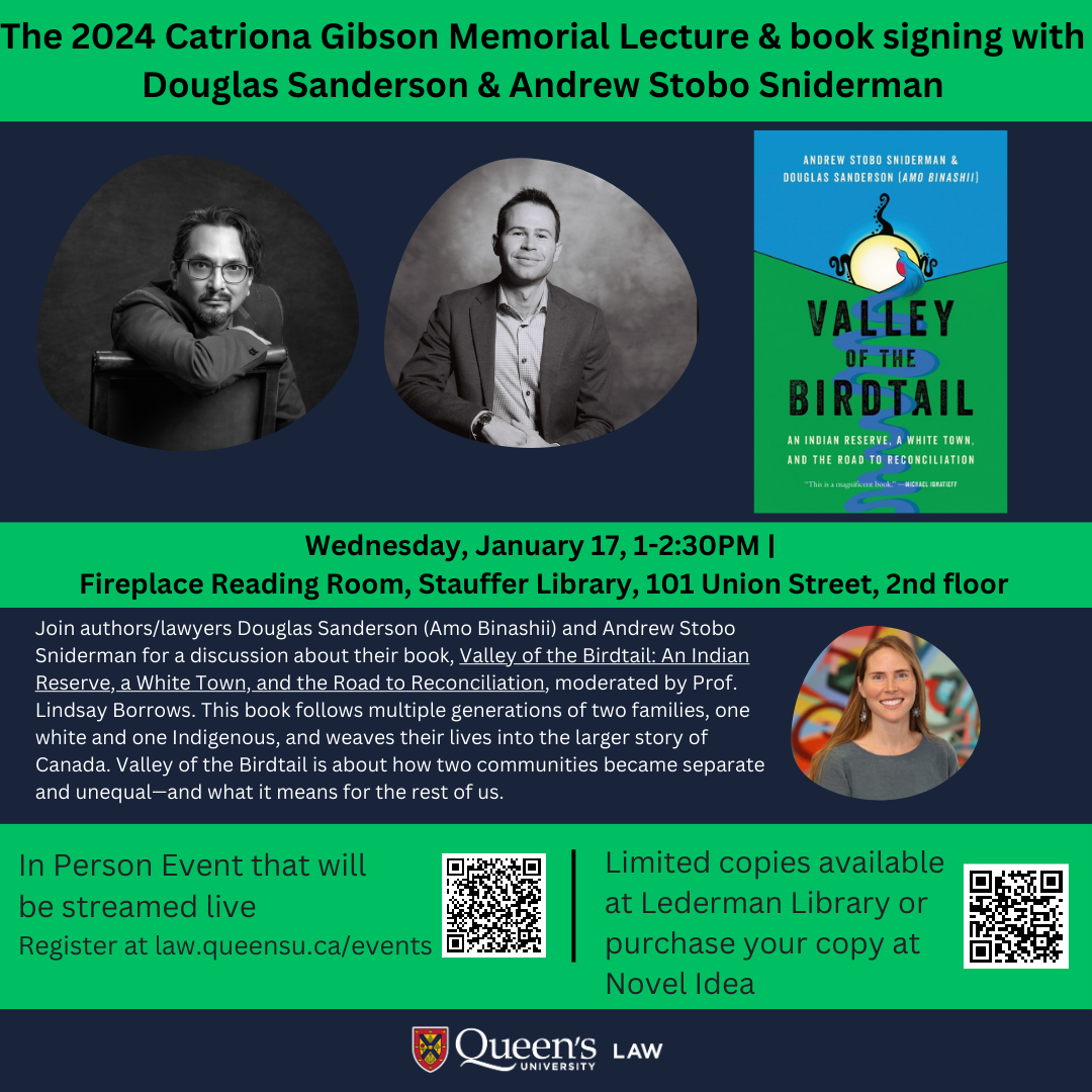 Catriona Gibson Memorial Lecture with Douglas Sanderson and Andrew ...