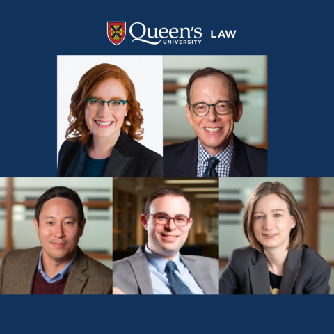 Professors Gail Henderson, Rob Yalden, Ivan Ozai, Josh Karton, and Alyssa King are among the faculty leading business law research at Queen’s. Their work explores financial regulation, corporate governance, tax fairness, arbitration theory, and civil justice reform. 