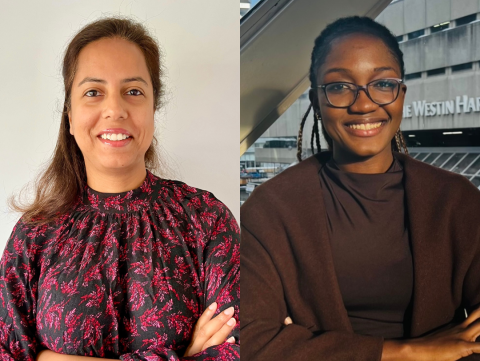 Queen’s PhD candidates Deepti Panda and Oyindamola Aje are researching how international investment law intersects with two urgent global challenges — sovereigns in an economic crisis and climate action — to help shape policies that protect public interests worldwide.