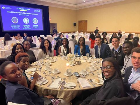 BLSA-Queen's members at the Violet King Women of Excellence Luncheon held on Feb. 17 during BLSA-Canada’s national conference in Halifax. BLSA-Queen's members at the Violet King Women of Excellence Luncheon held on Feb. 17 during BLSA-Canada’s national conference in Halifax.