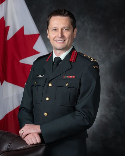 Colonel Dylan Kerr, appointed Director of Military Prosecutions in June 2021, oversees all military prosecutions in the Canadian Armed Forces and represents the Minister of National Defence in respect of appeals. (Photo by Corporal Jeff Smith)