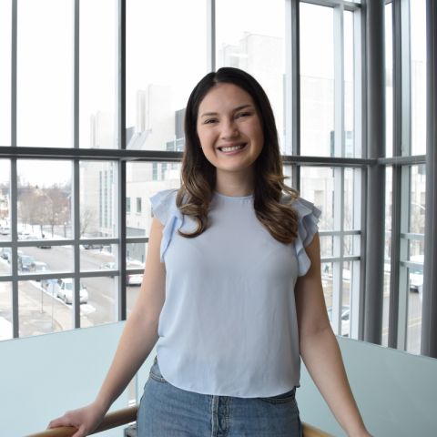 Adrienne Fanjoy, Law’19, will be presented a Queen’s University award for her community leadership at a reception on March 11. “Adrienne’s contribution to the Kingston community continuously goes beyond what is expected of someone in her role,” says her nominator. “Whether it’s creating culturally-sensitive workshops aimed at empowering young girls, or creating programming for children facing various challenges, Adrienne utilizes her privilege and passion to ensure she makes an impact wherever she can.”