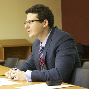 Jacob Weinrib speaks at Queen’s Law, November 2014.