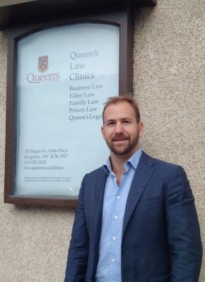 Morgan Jarvis, Law’10, interim director of the Queen’s Business Law Clinic
