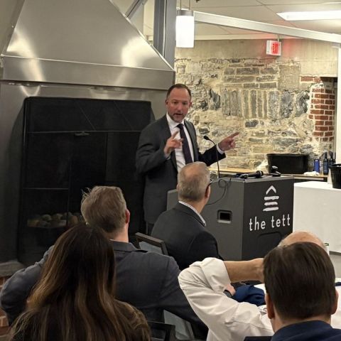 Aaron Fowler delivers the opening keynote, “Canadian Trade Policy for the New Disorder.”