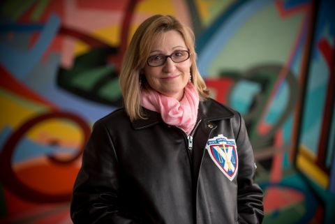 Queen’s LLM student Jo-Ellen Worden (NSc’13, MDEM’17), is conducting one of Canada’s first empirical studies examining systemic responses to domestic violence by law enforcement officers. She’s aiming to “contribute to the development and implementation of legislative reforms and local programs that assist victims of this very specialized type of violence.” (Photo by Garrett Elliott) Queen’s LLM student Jo-Ellen Worden (NSc’13, MDEM’17), is conducting one of Canada’s first empirical studies examining systemic responses to domestic violence by law enforcement officers. She’s aiming to “contribute to the development and implementation of legislative reforms and local programs that assist victims of this very specialized type of violence.” (Photo by Garrett Elliott)