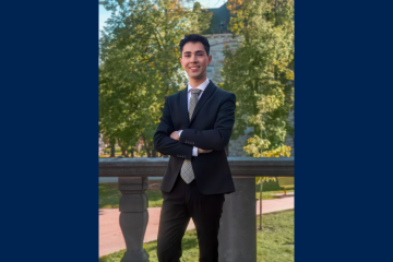 Gil Segev, Law’26, recipient of Call‑Acal’s national student leadership award, uses performance as a tool for education and inclusion, making an impact at the intersection of law, advocacy, and the arts.