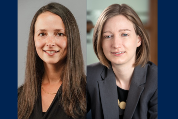 Professors Bethany Hastie and Alyssa King are Queen’s Law’s 2026–27 Research Excellence Scholars, supporting their research on workplace technology law and offshore legal zones, respectively. 