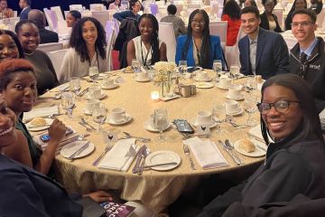 BLSA-Queen's members at the Violet King Women of Excellence Luncheon held on Feb. 17 during BLSA-Canada’s national conference in Halifax.