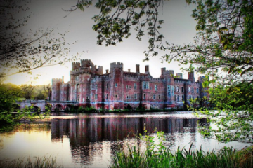 Herstmonceaux Castle, home of Queen's University's Bader International Study Centre Center in East Sussex, England.