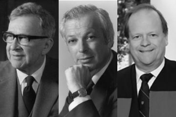 Queen's Law alumni awards are named in memory of professors Stuart Ryan, LLD'91, and Dan Soberman, LLD'08, and in honour of SCC Justice Thomas Cromwell, Law'76, LLD'10.