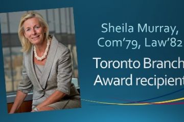Toronto Branch Award Recipient