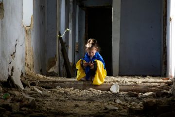 Like millions of Ukrainians coping with daily disaster, this little girl waiting for her father to come home from the war has no idea that international lawyers and tribunals are busy amassing evidence for the inevitable reckoning.